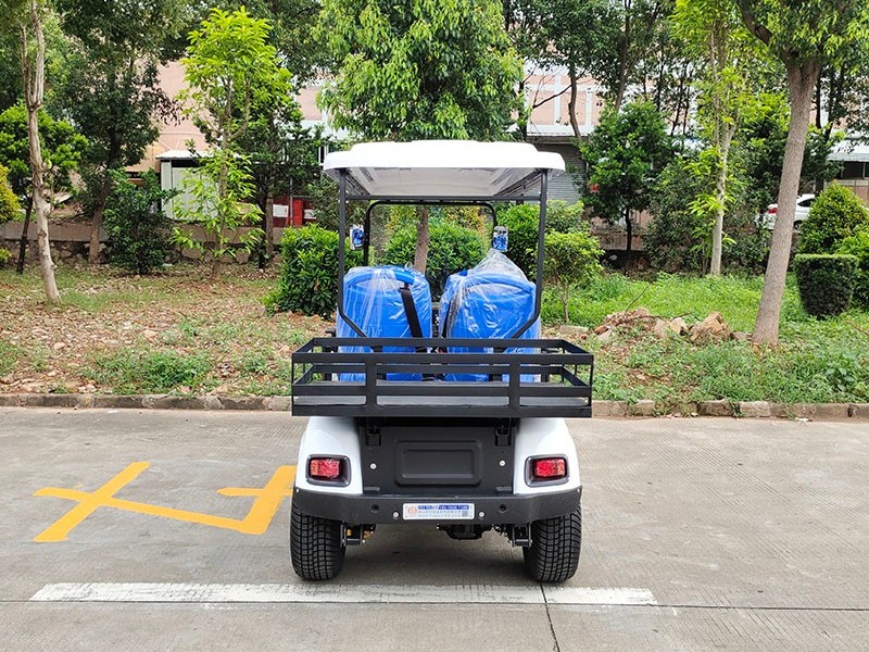 6座帶貨斗公交座椅版電動高爾夫車