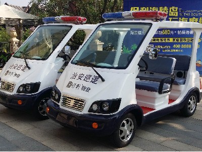 華鍇5座電動巡邏車助力保利物業