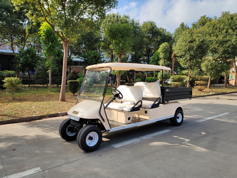 4座電動高爾夫貨車