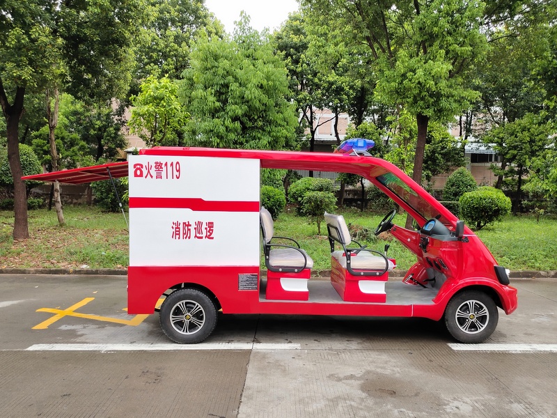 5座電動消防車