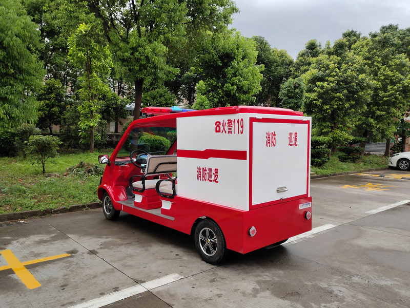 5座電動消防車