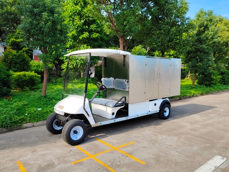 2座超長電動布草車