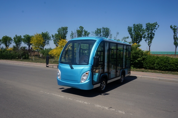 14座封閉式電動觀光車