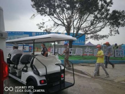 華鍇電動車8座高爾夫球車服務中建地產