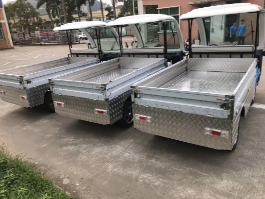 不銹鋼貨箱鋁合金圍板電動貨車
