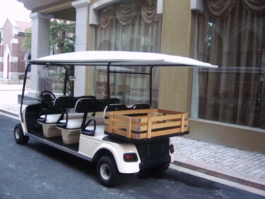 6座帶貨斗電動禮賓車
