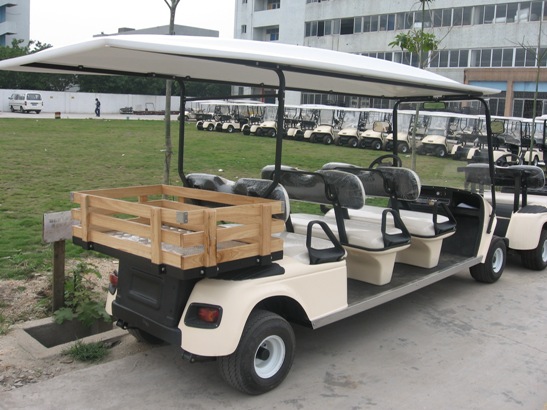 6座帶貨斗電動禮賓車