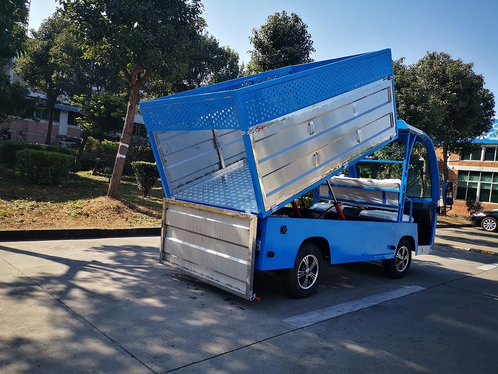 2座位自卸電動垃圾清運車