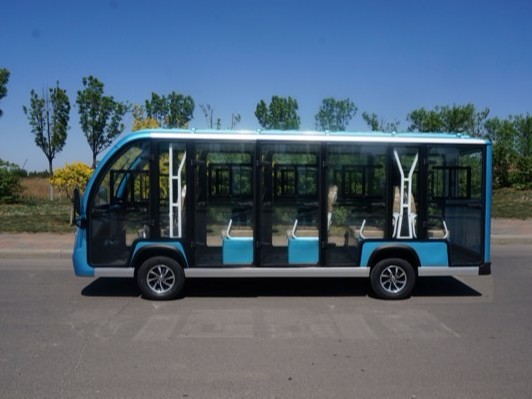 14座封閉式電動觀光車