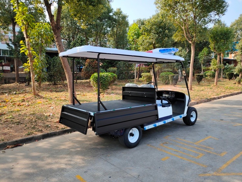 2座帶貨斗電動高爾夫巡邏車