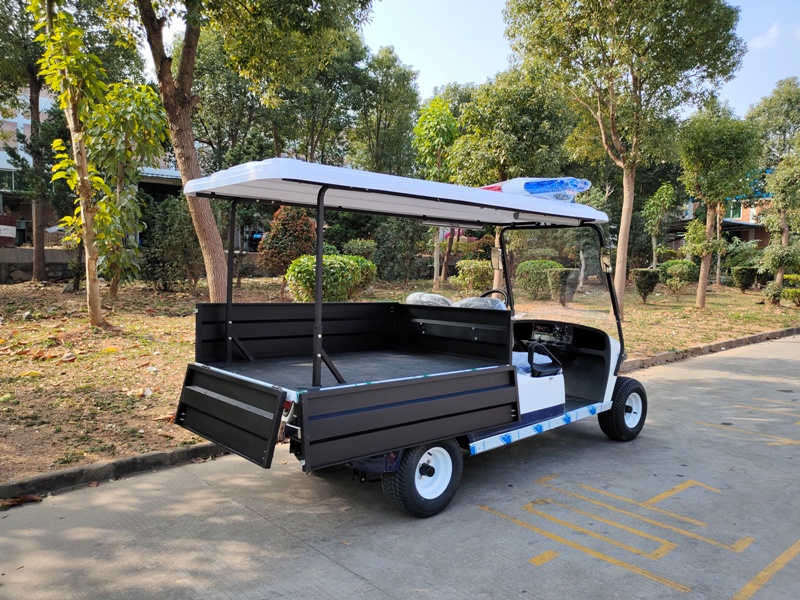 2座帶貨斗電動高爾夫巡邏車