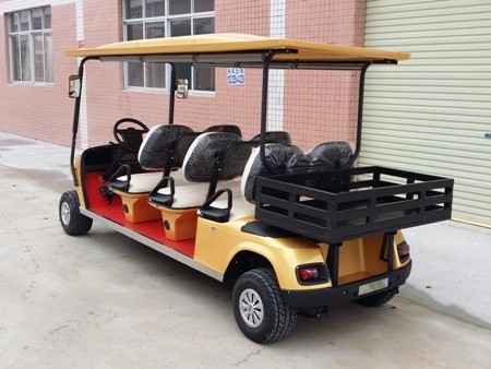 6座帶貨箱電動高爾夫球車