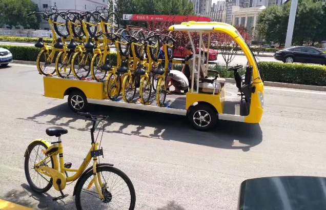 校園公園單車收納轉運車